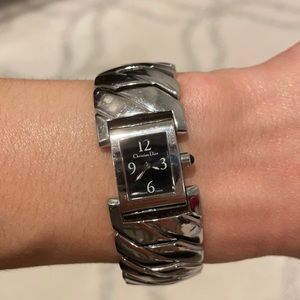 Christian Dior silver watch